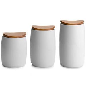 Nambe Macarons Kitchen Canisters (3 Sizes)